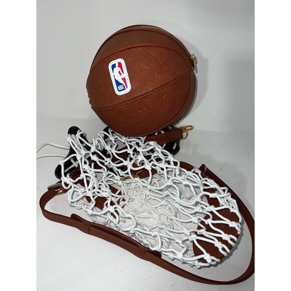 Louis Vuitton NBA Ball In Basket Brown Basketball Net And Bag Shoulder Crossbody - Picture 6 of 13